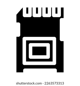 sd icon or logo isolated sign symbol vector illustration - high quality black style vector icons