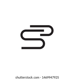 SD initial letter logo template vector icon design