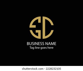 logotipo de letra SD diseño creativo plantilla vectorial