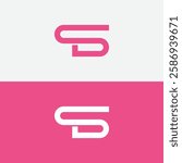 SD letter logo design and minimalist logo
