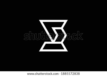 SD letter logo design on luxury background. DS monogram initials letter logo concept. SD icon design. DS elegant and Professional white color letter icon design on black background. 