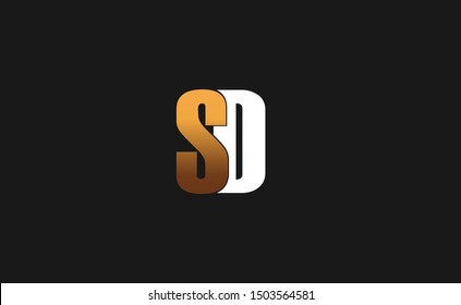 SD letter Logo Design Template Vector