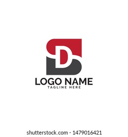 Sd Letter Logo Design Vectore