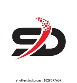 SD letter logo vector design