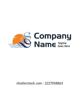 sd letters logo, sample company logo, a simple vector design