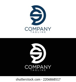 diseño de logotipo sd y plantillas de vector premium