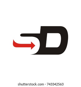 SD logo design template vector
