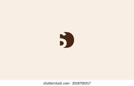 SD logo letter design. DS logo monogram initials letter concept. DS icon logo design
