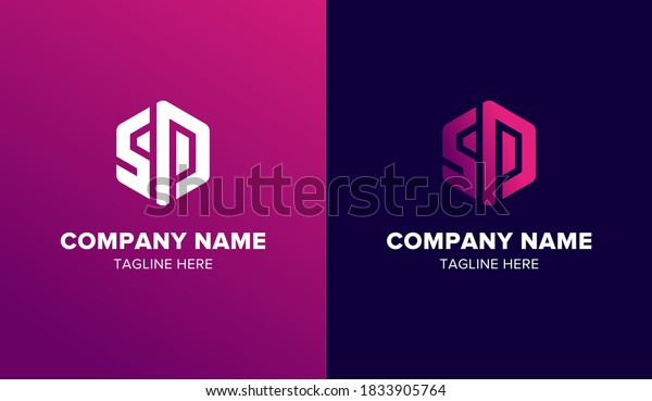 Sd Logo Letter Design Vector Gradient Stock Vector (Royalty Free ...