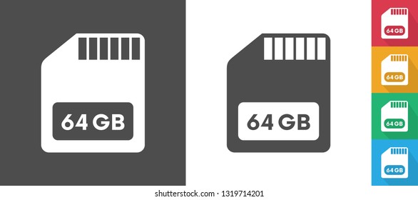 SD Memory Card Icon