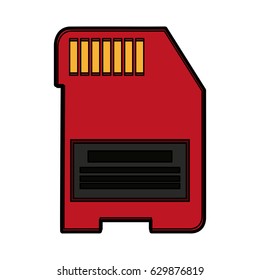 sd memory card icon image 