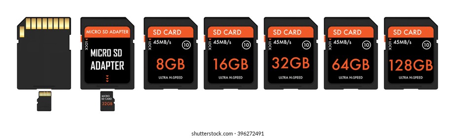 SD And Micro sd card with adapter