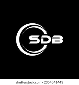 SDB Logo Design, Inspiration for a Unique Identity. Modern Elegance and Creative Design. Watermark Your Success with the Striking this Logo.
