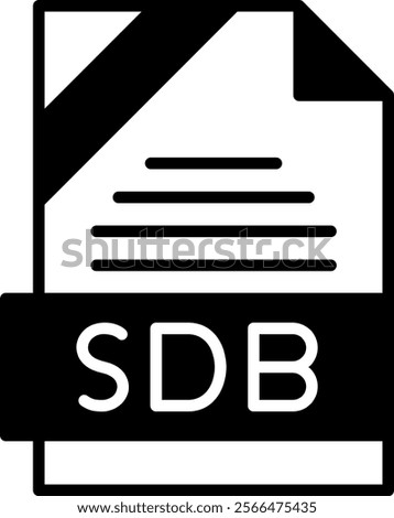 SDB Solid Style Icon Design