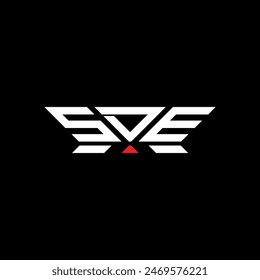 SDE letter logo vector design, SDE simple and modern logo. SDE luxurious alphabet design  