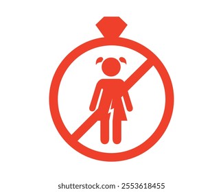 SDG Goal 5 Gender Equality Vector with Targets and Icons