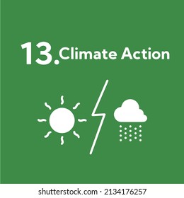 SDGs 13. Climate Action Icon