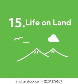 SDGs 15.Life on Land icon