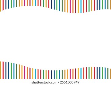 SDGs 17 Color Frame Backgrounds Web graphics