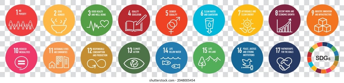 SDGs 17 development goals environment svg