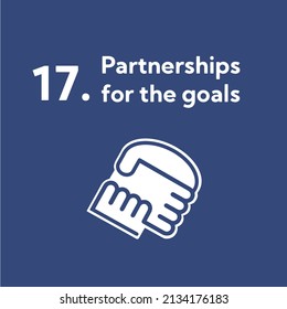 SDGs 17.Partnerships for the goals icon