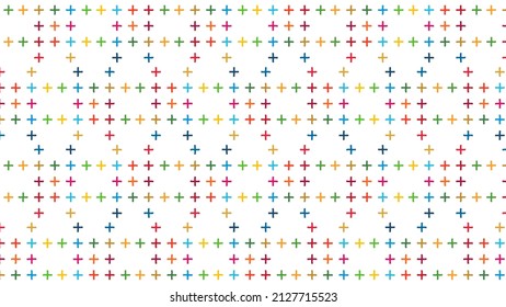 SDGs color background, Japanese pattern vector illustration , Aspect ratio 16:9