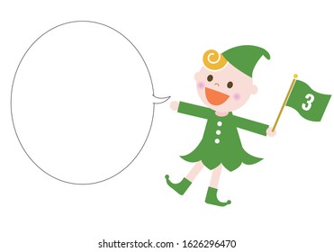 SDGs design element with children by specified color