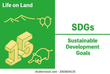 SDGs Goal 15, Life on land