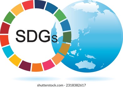 Vector de ilustración de los objetivos de SDG