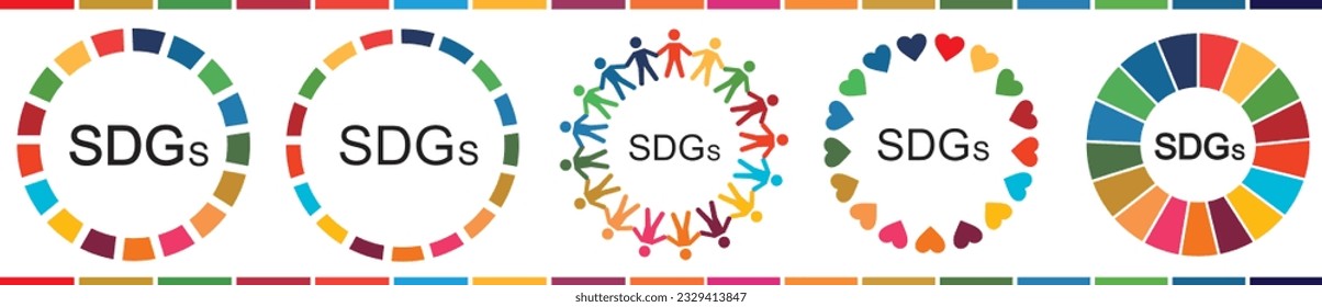 SDGs goals image illustration vector