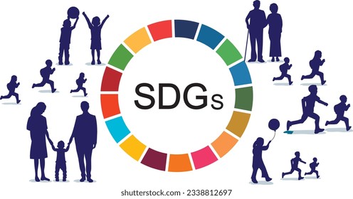 SDGs-Ziele-Bild-Vektorgrafik