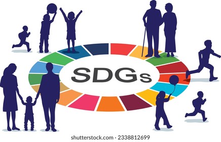SDGs goals image illustration vector