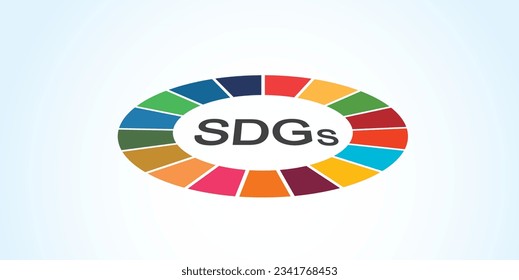 Vector de ilustración de los objetivos de SDG