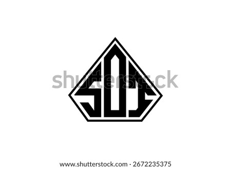 SDI Custom Monogram Logo Design.
