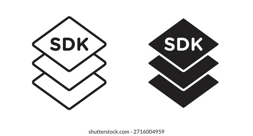 SDK icon concept for infographic, website or app.