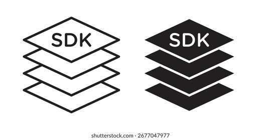 SDK-Symbol setzt Linien- und Symboldesign fest. EPS10