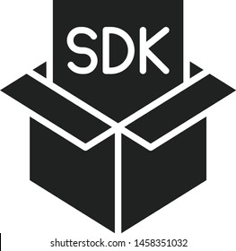 SDK icon, Software development kit icon, vector