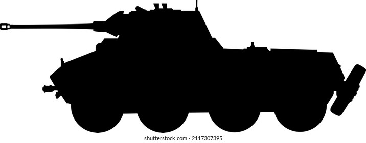Sd.Kfz. Imagen del vector Puma 234-2
