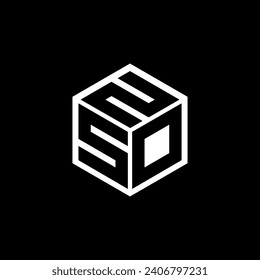 Diseño del logotipo de letras SDN con fondo negro en ilustrador. Logo vector, diseños de caligrafía para logotipo, afiche, invitación, etc.