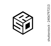 SDR letter logo design with white background in illustrator. Vector logo, calligraphy designs for logo, Poster, Invitation, etc.