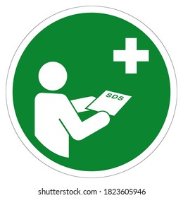 Signo de símbolo de la estación SDS, Ilustración vectorial, Aislar en la etiqueta de fondo blanco .EPS10