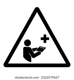 SDS Station Symbol Sign, Vector Illustration, Isolate On White Background Label .EPS10