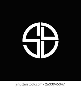 SDV-Logo SDV-Symbol SDV-Monogramm SDV-Buchstabe minimalistisch Circle flach Einzigartiges modernes abstraktes Logo-Design.
