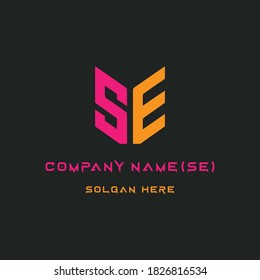 SE Company Logo For Business & Corporate Branding Templet EPS Format with Nice Background