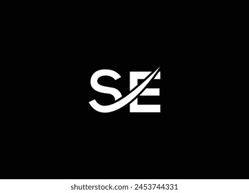 SE creative logo design and initial logo