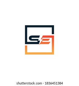 SE Energy Modern Logo Design Template,illustration vector