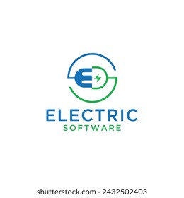 SE Energy Modern Logo Design Template,illustration vector	