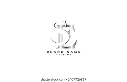 SE, ES, Abstract initial monogram letter alphabet logo design