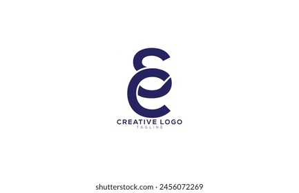 SE ES Abstract initial monogram letter alphabet logo design