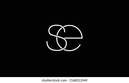 SE, ES Abstract Letters Logo Monogram